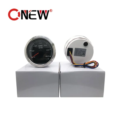 Tachimetro da 85 mm 6000 giri/min. Contaore per imbarcazioni marine 6K Indicatore giri/min
