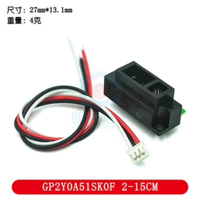Gp2y1014au0p Gp2y0a51 Gp2y0A41 Gp2y0e03 Gp2y0a21gp2y0a02 Gp2y0a710 sensore ottico di distanza a infrarossi Distanza analogica IR polvere