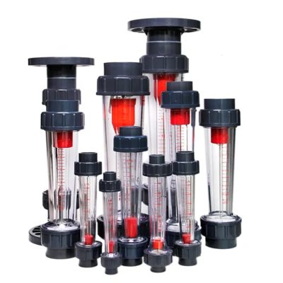 Misuratore rotametro acrilico per montaggio a pannello misuratore flusso aria misuratore flusso gas Flussometro ossigeno Ar N2 da laboratorio