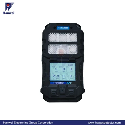 Rilevatore di gas portatile rivelatore di monitoraggio multigas per LEL, ossigeno, H2S, Co e CO2 con IP66 sostituire il sensore di gas liberamente