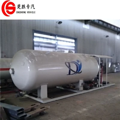 Mini stazione di riempimento gas di cottura 2.5t serbatoio GPL Skid 5000L Stazione di rifornimento GPL 5 m3 GPL