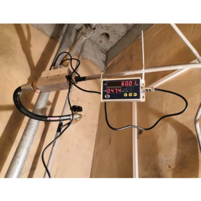 Misuratore di flusso digitale di ossigeno per misurare il flusso istantaneo e cumulativo