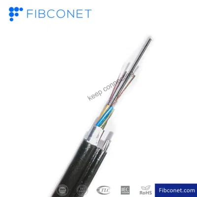 FTTH GYXTW GYTS Armored per esterni GYTC8S Multi-core in fibra ottica Cavo