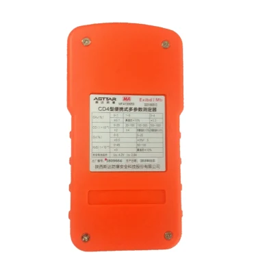 CD4 rilevatore portatile multiparametro di gas metano, ossigeno, monossido di carbonio e solfuro di idrogeno, CH4, O2, H2S, dispositivo di rilevamento della concentrazione di gas Co