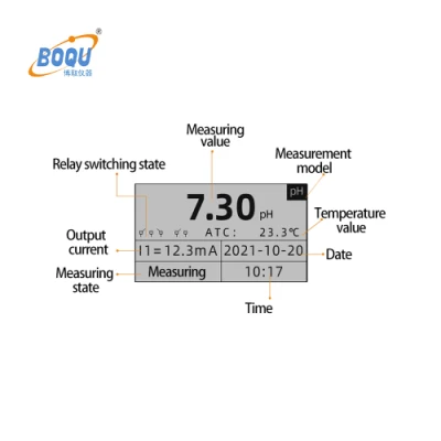 Boqu Phg-2081PRO resistenza alle alte temperature che misura l&prime;industria della fermentazione e farmaceutica Misuratore di pH online