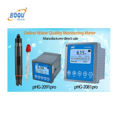 Boqu Phg-2081PRO resistenza alle alte temperature che misura l&prime;industria della fermentazione e farmaceutica Misuratore di pH online
