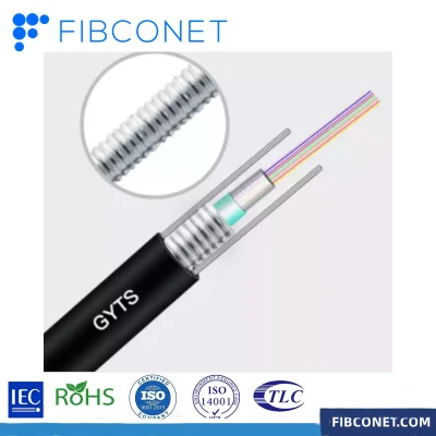 FTTH GYXTW GYTS Armored per esterni GYTC8S Multi-core in fibra ottica Cavo