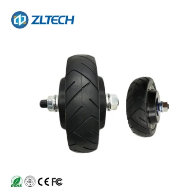 5.5 &quot; 24 servomotori elettrici senza spazzola del mozzo di rotella del Agv di CC di watt 400rpm di volt 150 con un codificatore dei 1024 collegare