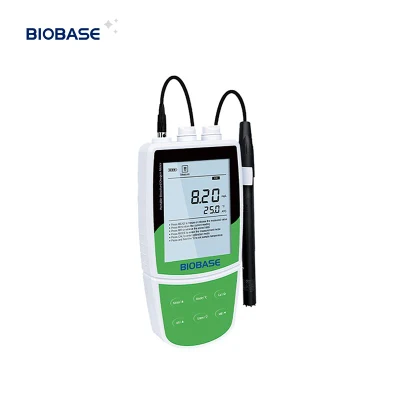 Misuratore di pH portatile per acqua a ossigeno disciolto digitale Biobase