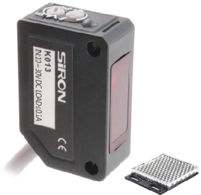 Sensore ad alta precisione Iron K013 per il rilevamento di vari tipi di vetro e trasparenti Sensore fotoelettrico oggetti