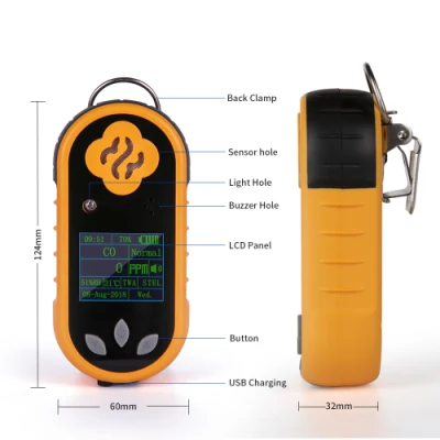 Alimentazione Tory batteria ricaricabile misuratore digitale di ossigeno portatile