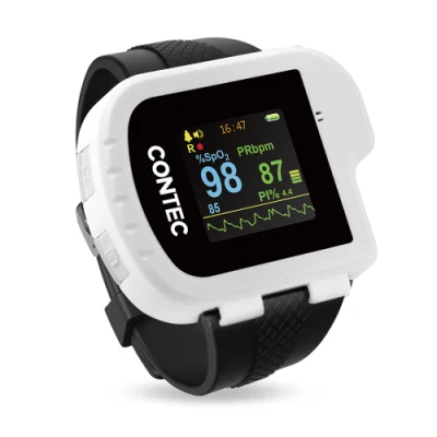 Contec Cms50I CE&amp;FDA pulsossimetro da polso sensore SpO2 a colori Display