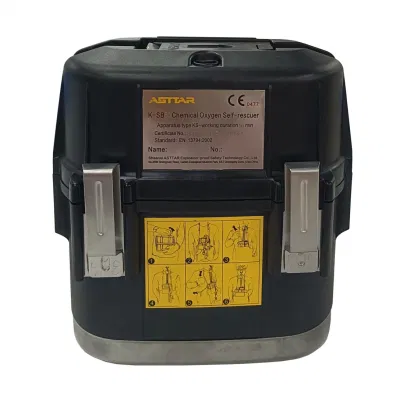 Autosalvatore di ossigeno chimico da miniera K-SB50 da 50 min con marchio CE