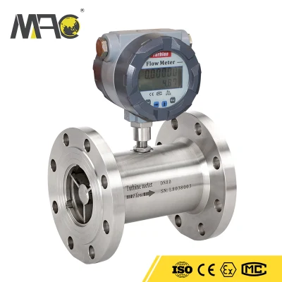 Dispositivo di misurazione turbina ad aria misuratori di flusso ossigeno ozono flusso di gas Metro