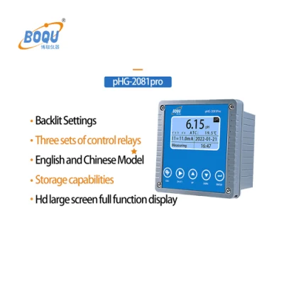 Boqu Phg-2081PRO resistenza alle alte temperature che misura l&prime;industria della fermentazione e farmaceutica Misuratore di pH online