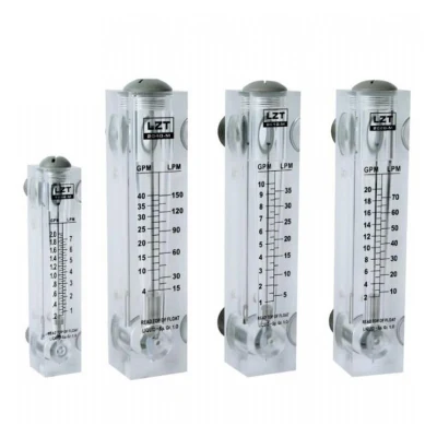 Misuratore rotametro acrilico per montaggio a pannello misuratore flusso aria misuratore flusso gas Flussometro ossigeno Ar N2 da laboratorio
