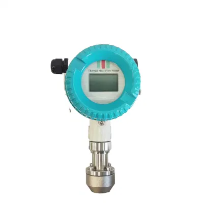 Fabbrica industriale gas naturale aria compressa ossigeno digitale massa termica Flussometro
