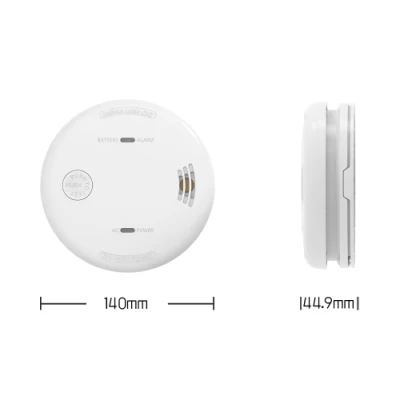 Rilevatore di fumo con sensore ottico bianco JBE AC220V