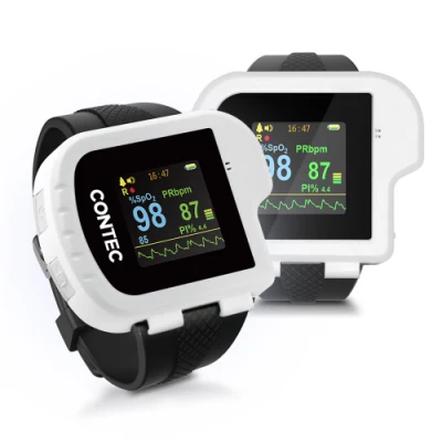 Contec Cms50I CE&amp;FDA pulsossimetro da polso sensore SpO2 a colori Display
