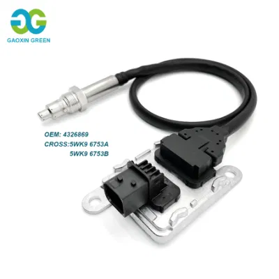 Sensore NOx del sensore di ossigeno azoto dei componenti automatici Gaoxinsens per Cummins_ 5wk9 6753b/5wk96753b/4326869