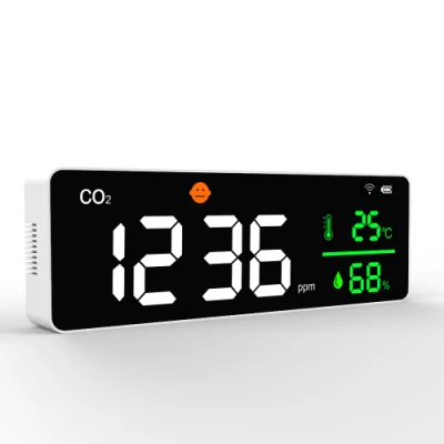 Rilevatore di gas PM2,5 ad alta precisione rivelatore di qualità dell&prime;aria domestico per interni Monitoraggio della qualità dell&prime;aria dispositivo di misurazione della CO2 concentrazione di carbonio