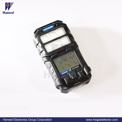 Rilevatore di gas portatile rivelatore di monitoraggio multigas per LEL, ossigeno, H2S, Co e CO2 con IP66 sostituire il sensore di gas liberamente