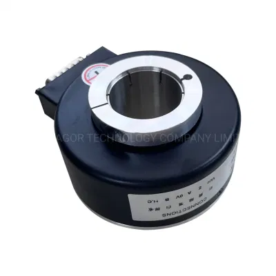 Encoder ottico con albero cavo da 100 mm, albero da 30 mm, uscita tensione 1024PPR Encoder incrementale