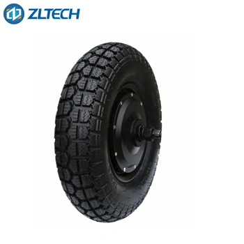 Alto servomotore elettrico senza spazzola del mozzo di rotella di CC del Agv 40nm del caricamento del caricamento 48V 800W 200rpm 300kg di Zltech 16inch 400mm con il codificatore per il trasportatore