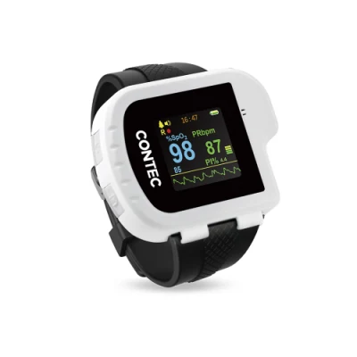 Contec Cms50I CE&amp;FDA pulsossimetro da polso sensore SpO2 a colori Display