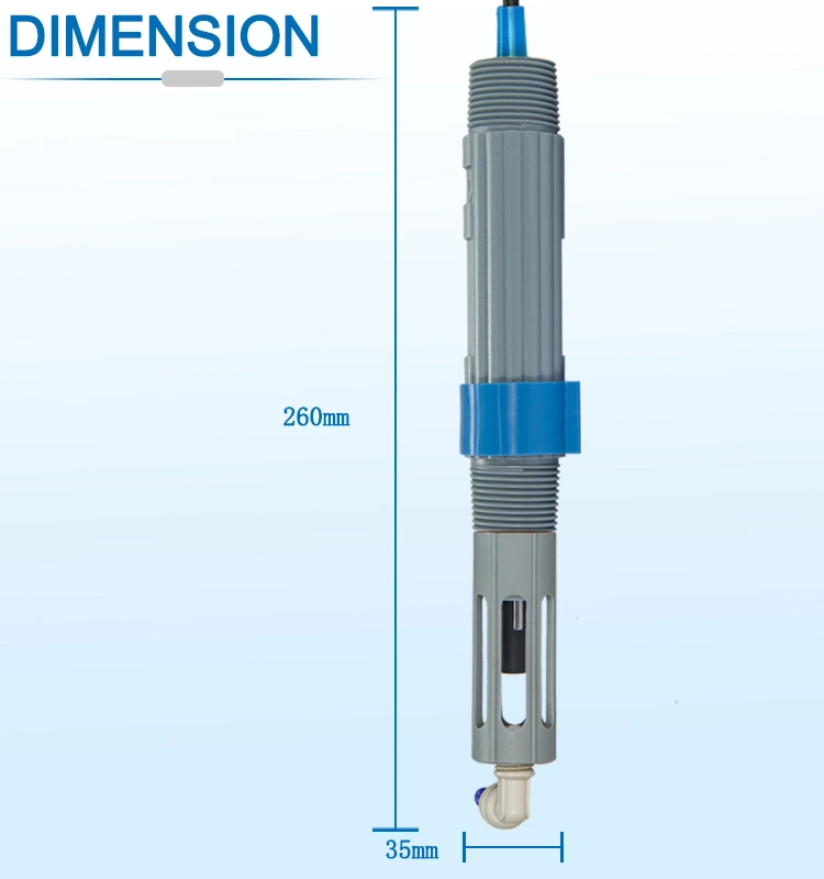 Online Water 0~200.0 &mu; S/Cm Conductivity Ec/TDS/Salinity Probe/Electrode/Sensor with Self Cleaning Function