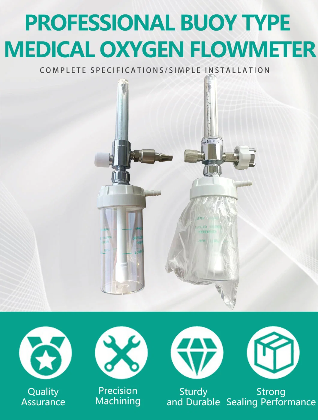 Accurate Measurement: Buoy Type Medical Oxygen Flowmeter for Precise Oxygen Delivery