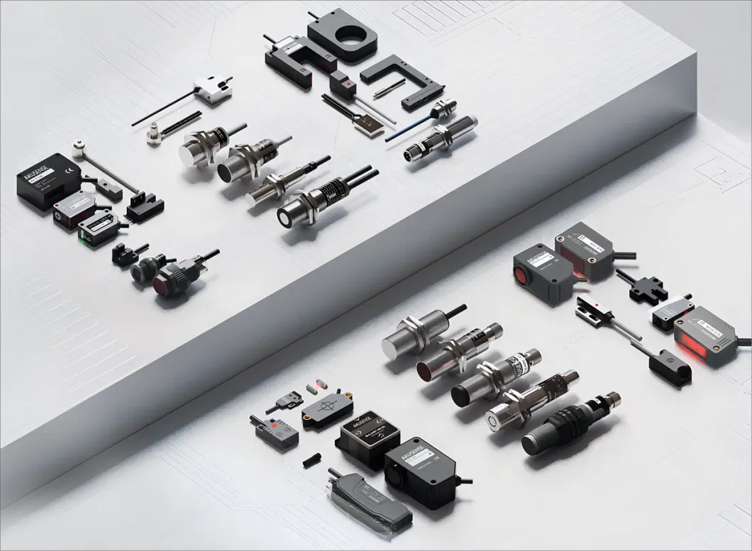 Photoelectric Sensor Detecting Positioning of Cups in Production Line