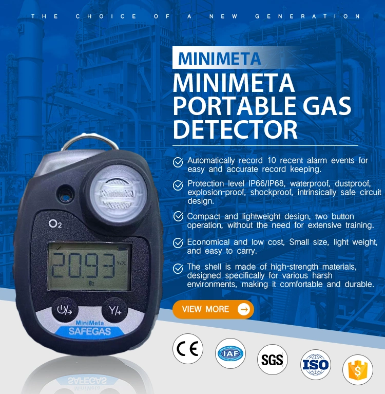 Minimeta-Co Handheld Carbon Monoxide Gas Leak Detector Alarm Gas Analyzers Sensor