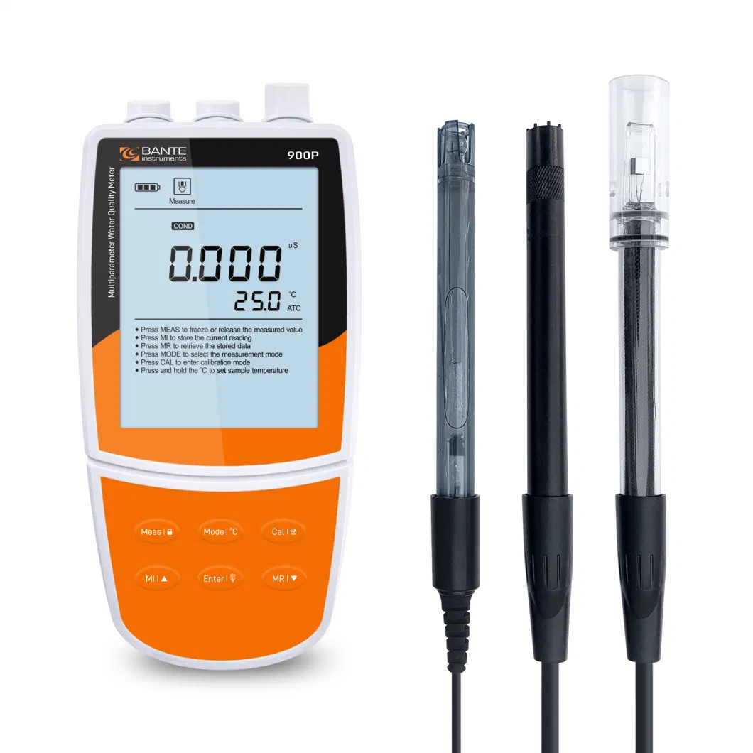 Bante900p Multi Parameter with Online Dissolved Oxygen Meter