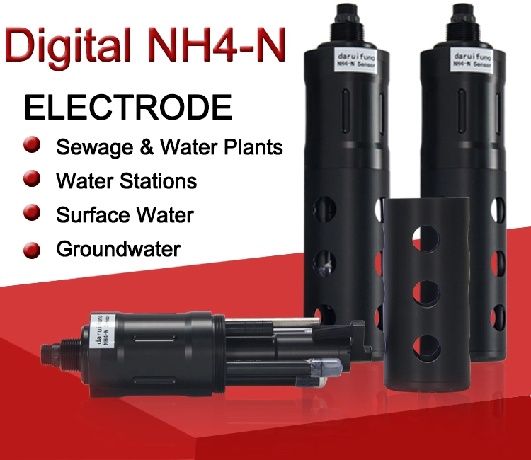 CE Industrial High Accuracy Online Nh4-N Sensor for Aquarium and Aquaculture with Cleaning Brush