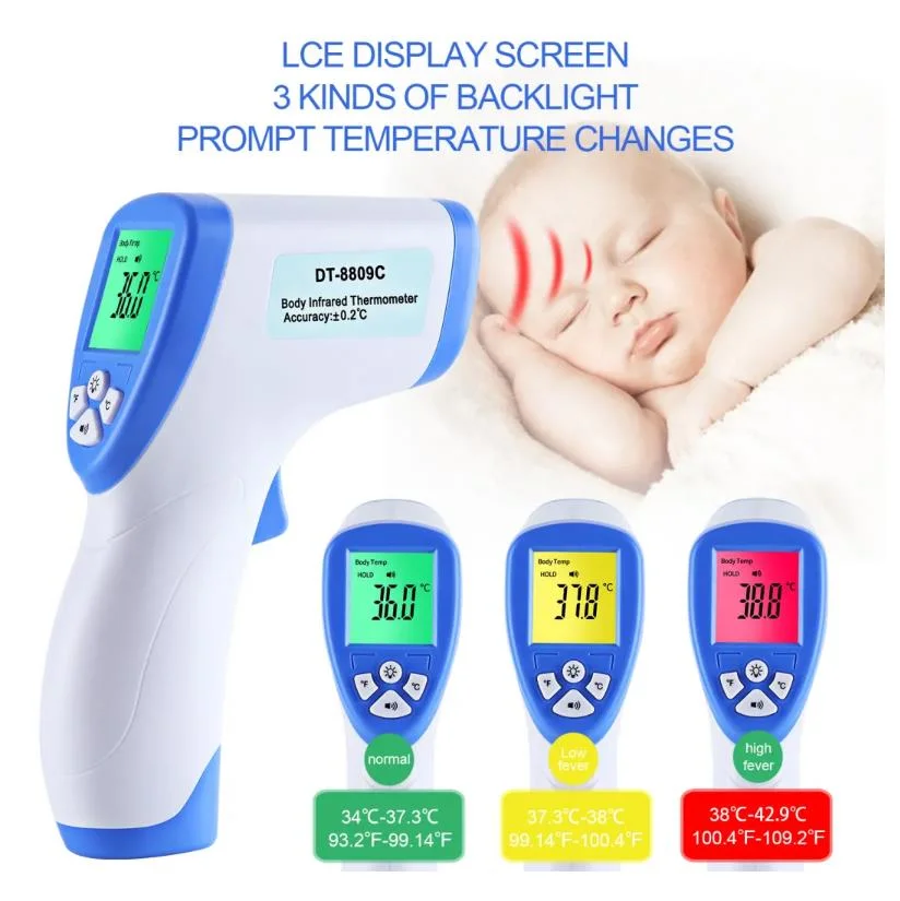 Hot Sale Adult Non Contact Digital Temperature Gun Infrared Thermometer From Germany