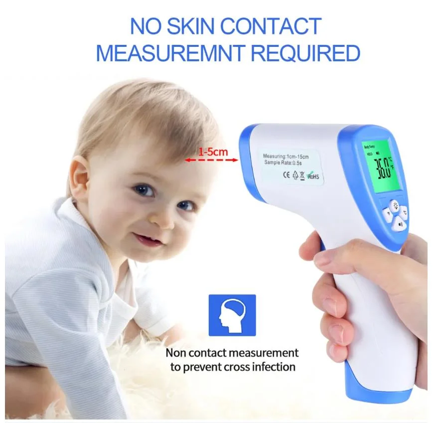 Hot Sale Adult Non Contact Digital Temperature Gun Infrared Thermometer From Germany