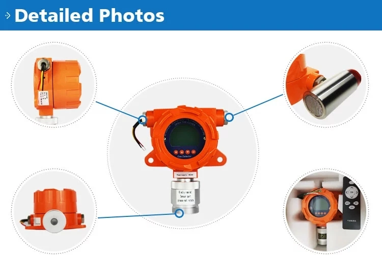 Oc-F08 Fixed Gas Monitor with Audible-Visual Alarm Combustible Gas Transmitter