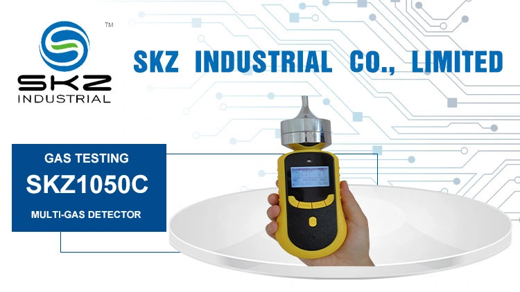 Skz1050c Explosion-Proof Oxygen Carbon Dioxide O2 CO2 2 in 1 Portable Multi Gas Detector
