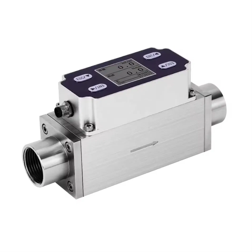 Digital 4-20mA RS485 Micro Propane Oxygen CO2 Thermal Mass Flow Meter