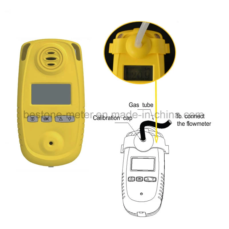 Portable Single Gas Detectors, Oxygen Meter, Air Oxygen Measurement Device, Range (0.0~30.0) %Vol; with 0.1%Vol, Model Sao2-30