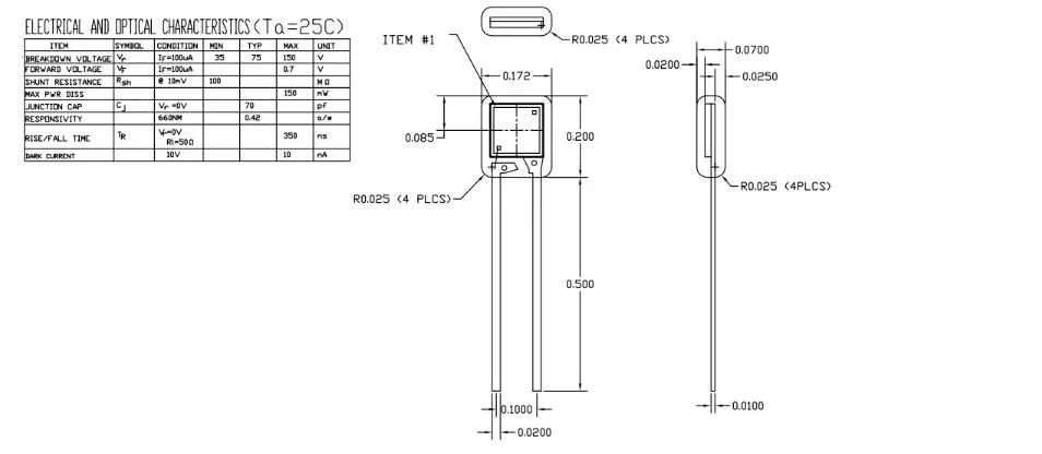 Te Connectivity SpO2 Optical Sensor Components