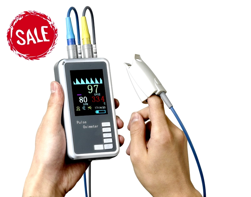 Digital Pulse Oximeter Monitor SpO2 Health Monitors Portable Finger Oxygen Sensor