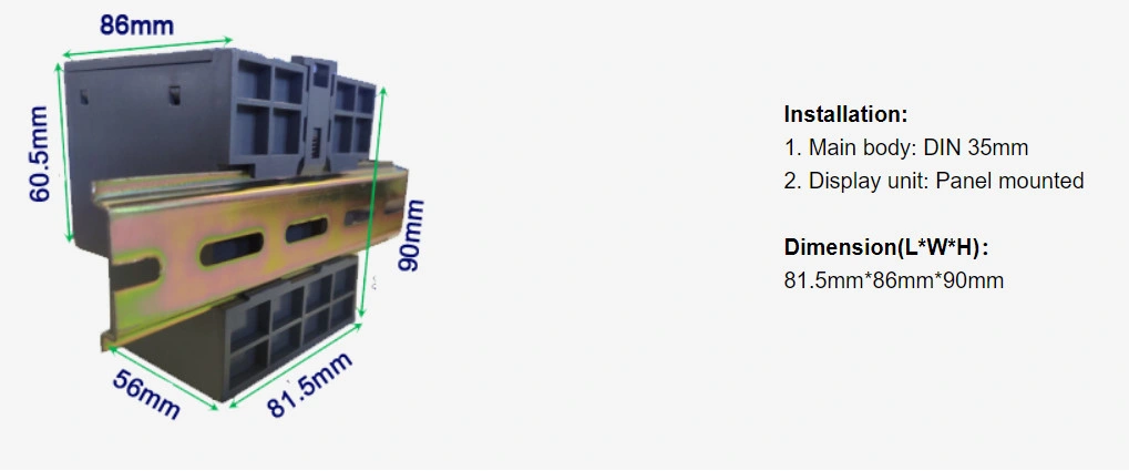 Acrel Ard2f-25+90L Low Voltage Intelligent Motor Phase Failure Protector with LCD Display