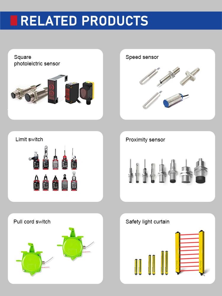 Kjt T1.2 Waterproof Dustproof IP65 Sn 7mm 24V Optical Fiber Probe Sensor with CE