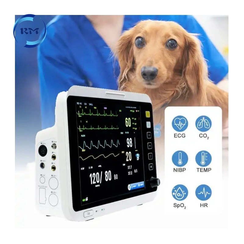 Hot Sale 6 Multi-Parameter Digital Pet Health Monitor with Etco2 for Pet