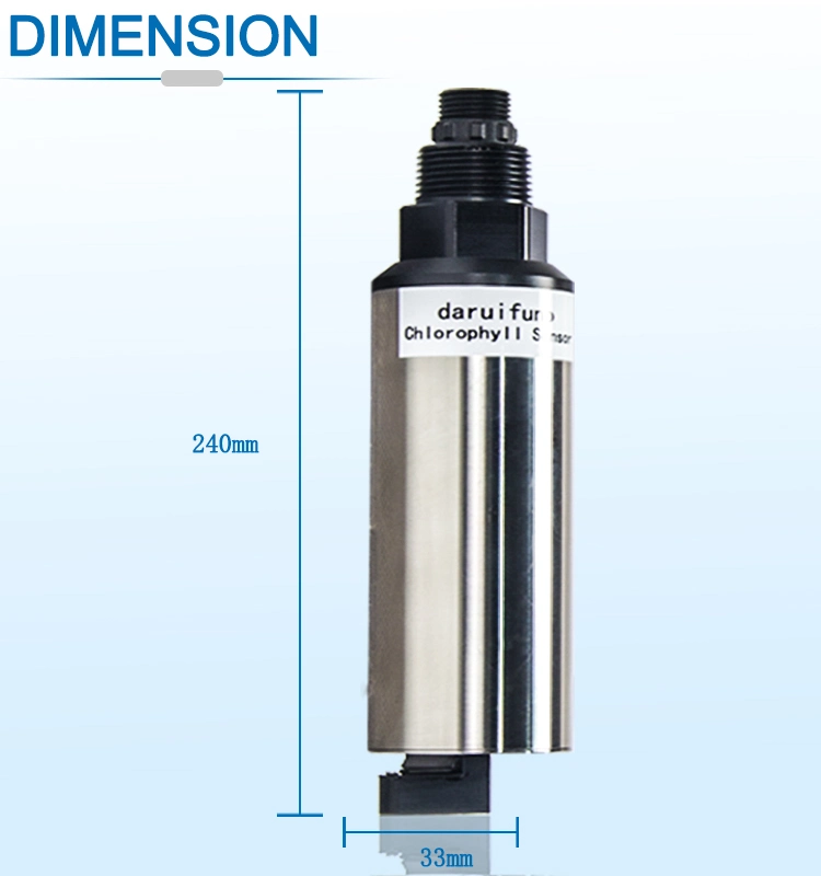 Digital Chlorophyll Electrode Chlorophyll Sensor with Fiber-Optic Structure