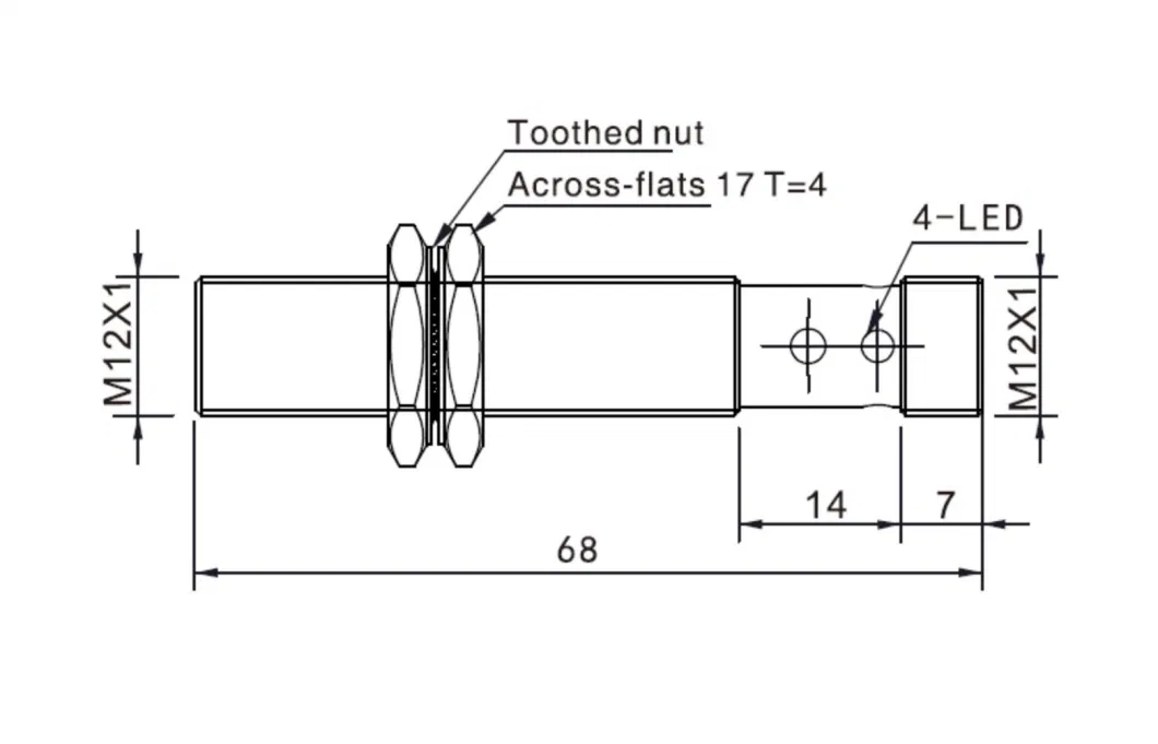 Cylindrical Extended Distance Hall Sensor for Detecting Metals