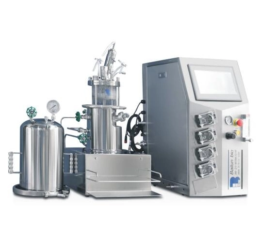 Mechanically Glass Anaerobic Agitated Fermenter Dissolved Oxygen Measurement in Bioreactor