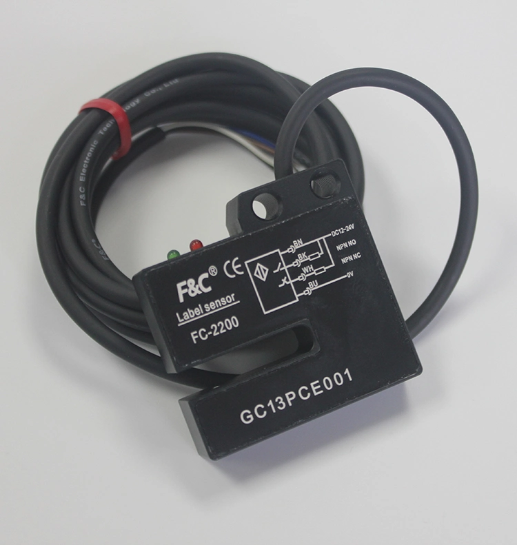 High Speed FC-2300 Ultrasonic Sensor Detector Label Sensor for Metal Label